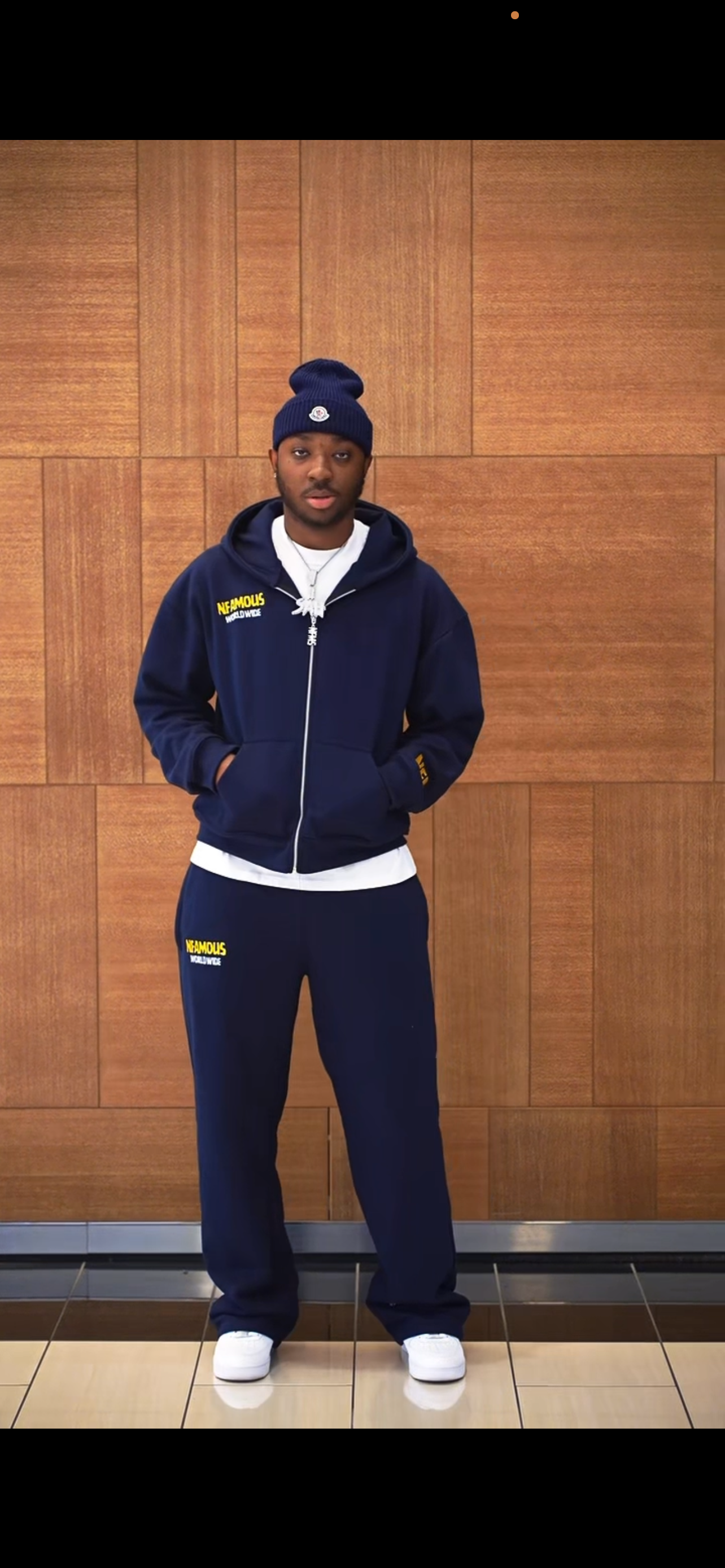 NFMS Gamma Blue Zip Up Sweatsuit