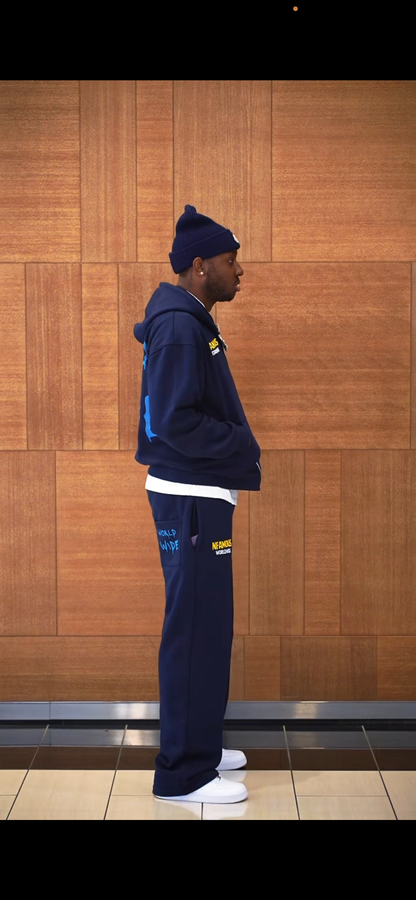 NFMS Gamma Blue Zip Up Sweatsuit